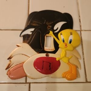 Tweety and Sylvester Light Switch Cover